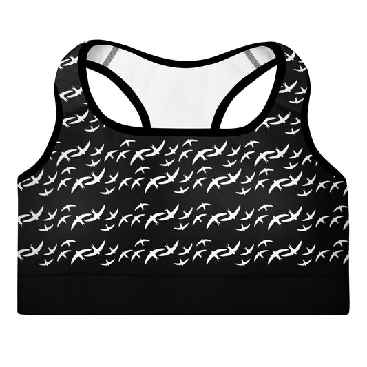 Patterned Moisture Wicking Sports/Yoga Bra