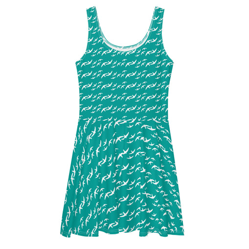 Teal Skater Dress