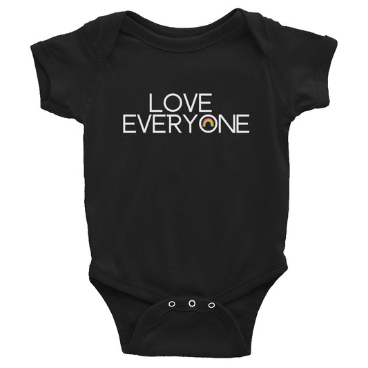 Love Everyone Baby Short Sleeve One Piece Onesie