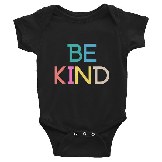 Be Kind Rainbow Baby Short Sleeve One Piece Onesie