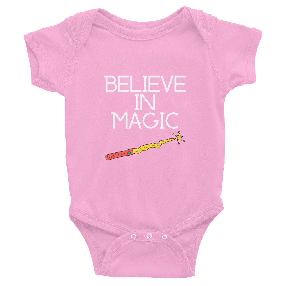Believe in Magic Baby Short Sleeve One Piece Onesie