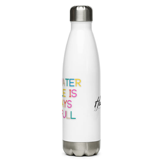 Half Full (Rainbow) Stainless Steel Water Bottle