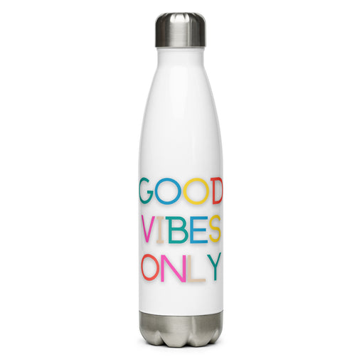 Good Vibes Only Stainless Steel Water Bottle
