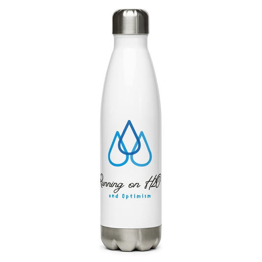 H2O and Optimism Stainless Steel Water Bottle