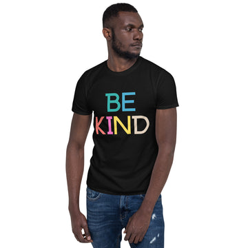 Be Kind (Rainbow) Short-Sleeve Unisex T-Shirt