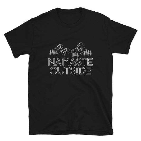 Namaste Outside Short-Sleeve Unisex T-Shirt