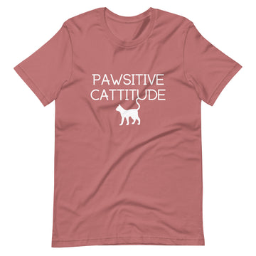Pawsitive Cattitude Unisex T-Shirt