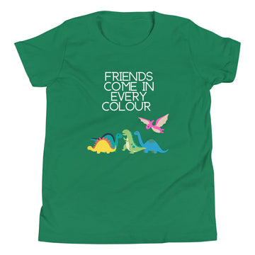 Friends Come in Every Colour Youth Short Sleeve T-Shirt