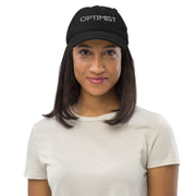 Optimist Distressed Dad Hat Baseball Cap