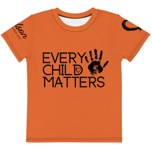 ORANGE SHIRT DAY Every Child Matters Kids Crew Neck T-Shirt (sizes 2T-7)