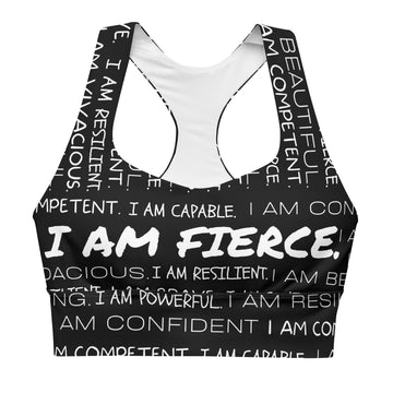 I Am Fierce Extra Supportive Longline Sports/Yoga Bra