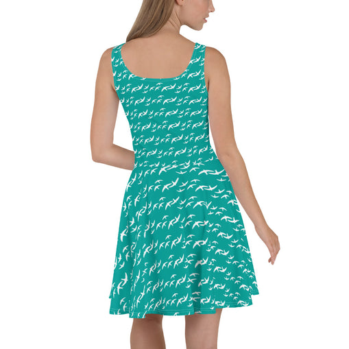Teal Skater Dress