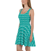 Teal Skater Dress