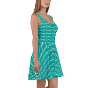 Teal Skater Dress