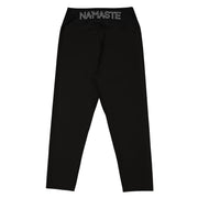 Yoga/Sports Solid Black Capri Leggings