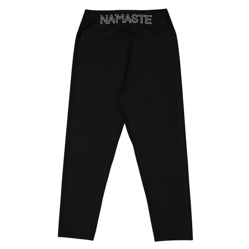 Yoga/Sports Solid Black Capri Leggings