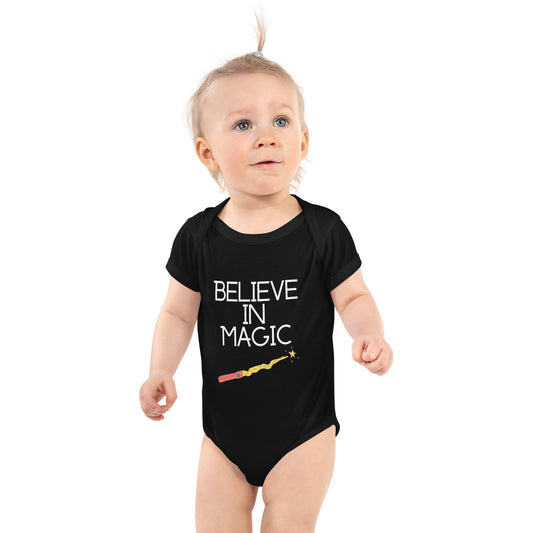 Believe in Magic Baby Short Sleeve One Piece Onesie