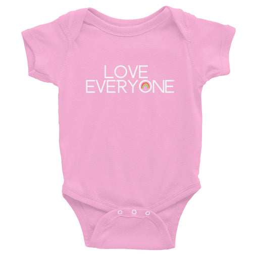 Love Everyone Baby Short Sleeve One Piece Onesie