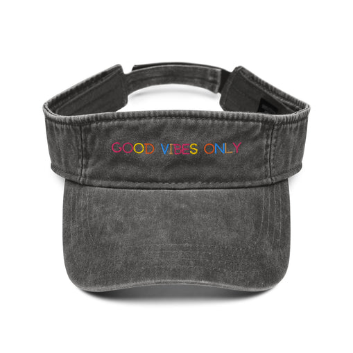 Good Vibes Denim Visor