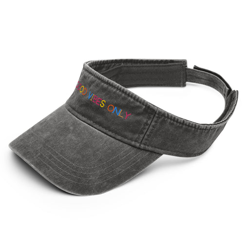 Good Vibes Denim Visor