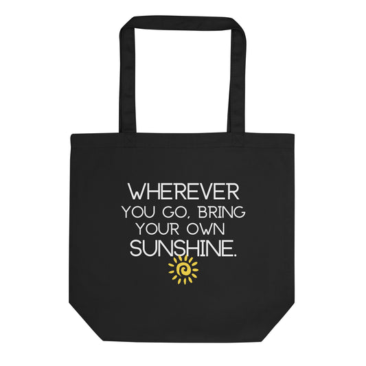 Bring Sunshine Eco Tote Bag/Beach Bag