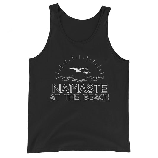 Namaste at the Beach Unisex Tank Top