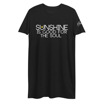 Sunshine Soul Organic Cotton T-Shirt Dress/Beach Cover-Up