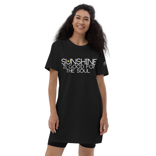 Sunshine Soul Organic Cotton T-Shirt Dress/Beach Cover-Up