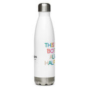 Half Full (Rainbow) Stainless Steel Water Bottle