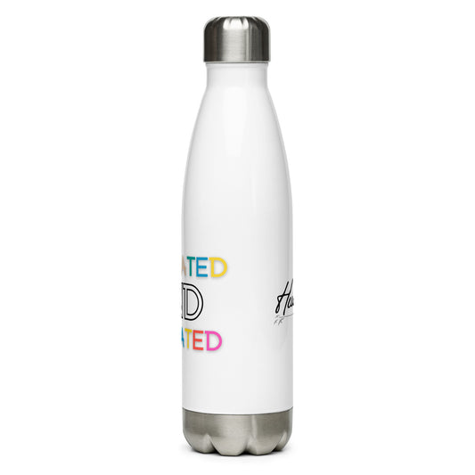 Motivated and Hydrated Stainless Steel Water Bottle