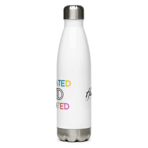 Motivated and Hydrated Stainless Steel Water Bottle