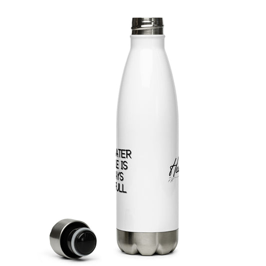 Stainless Steel Half Full Water Bottle