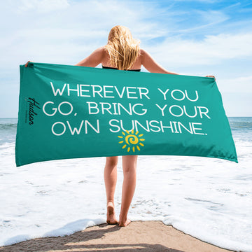 Bring Your Own Sunshine Beach Towel