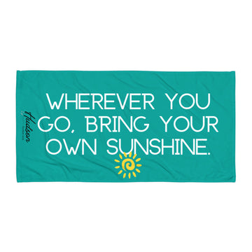 Bring Your Own Sunshine Beach Towel