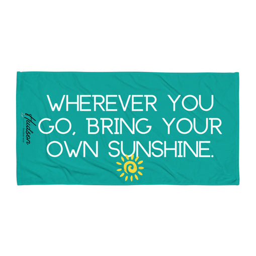 Bring Your Own Sunshine Beach Towel
