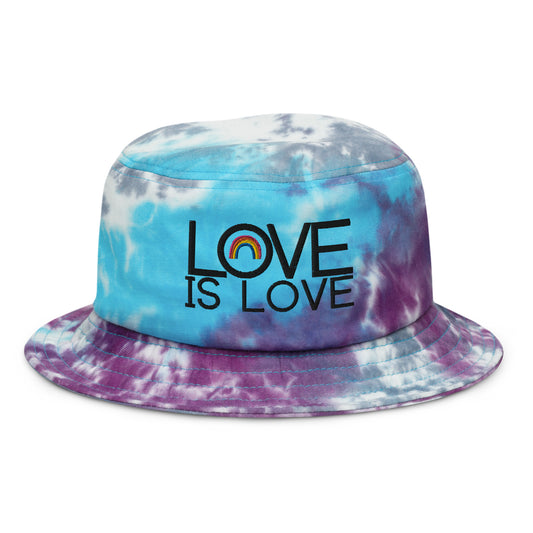 Love is Love Tie Dye Bucket Hat