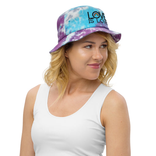 Love is Love Tie Dye Bucket Hat