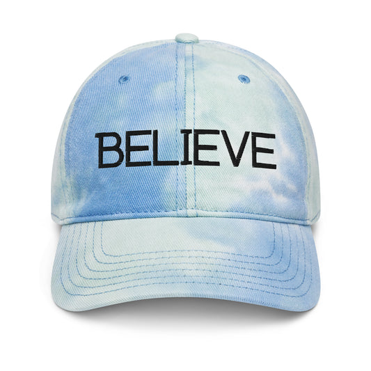 Believe Tie Dye Hat