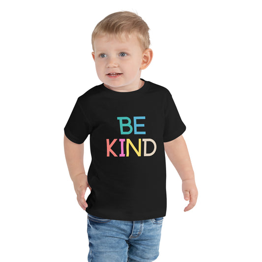 Be Kind Toddler (Rainbow) Unisex Short Sleeve Tee