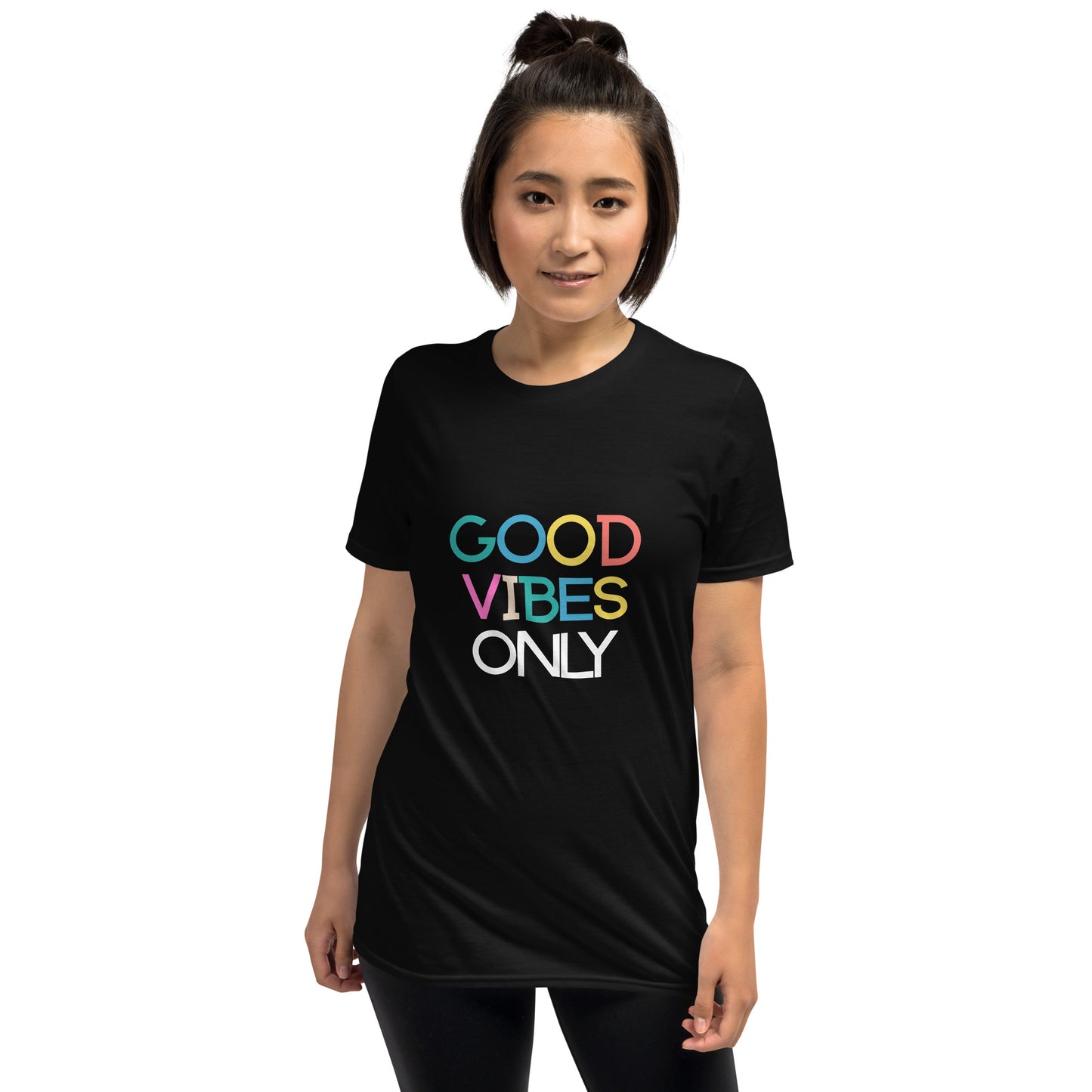 Good Vibes Only (Rainbow) Short-Sleeve Unisex T-Shirt
