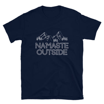 Namaste Outside Short-Sleeve Unisex T-Shirt