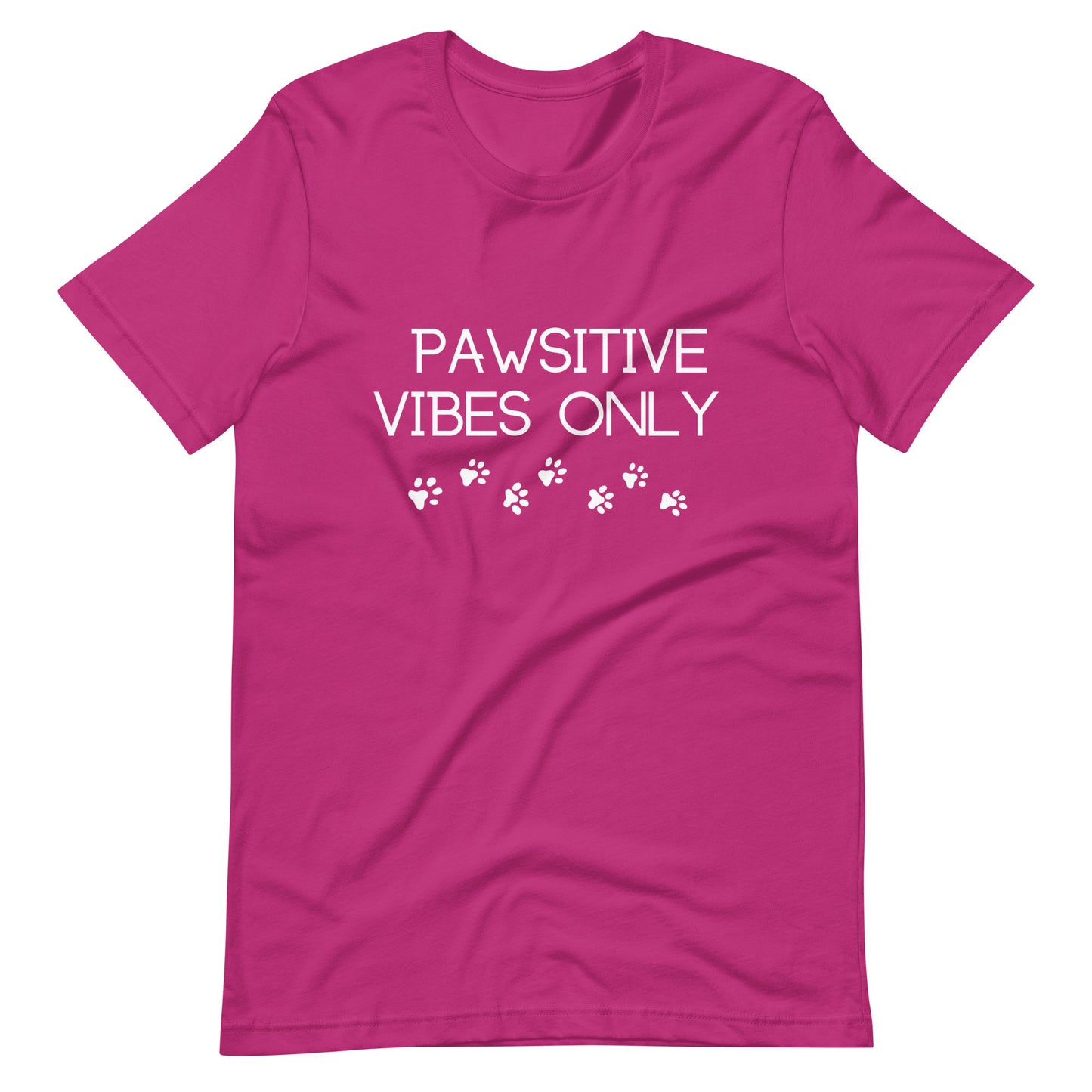 Pawsitive Vibes Only Unisex T-Shirt