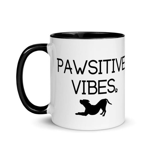 Pawsitive Vibes (Dog) With Colour Inside