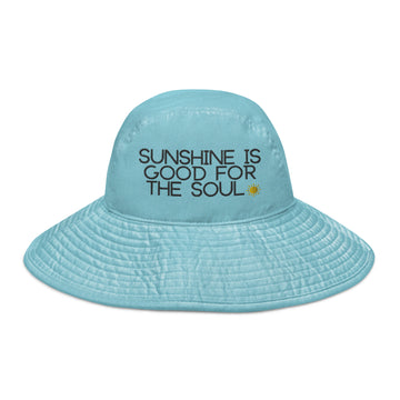 Sunshine Soul Wide Brim Bucket Hat