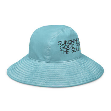 Sunshine Soul Wide Brim Bucket Hat