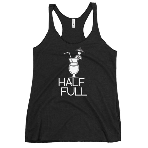 Half Full (Cocktail) Women's Racerback Tank