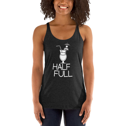 Half Full (Cocktail) Women's Racerback Tank