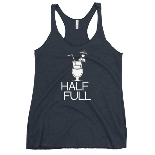 Half Full (Cocktail) Women's Racerback Tank