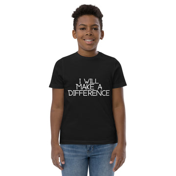 I Will Make a Difference Youth Jersey T-Shirt