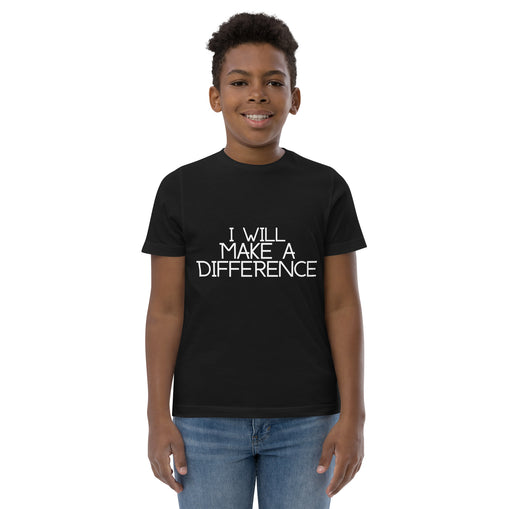 I Will Make a Difference Youth Jersey T-Shirt